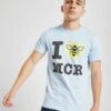 Official Team I Heart Manchester Short Sleeve T-Shirt Herren