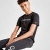 Calvin Klein Institutional Logo T-Shirt Kinder -Modische Sportbekleidung jd 378993 a