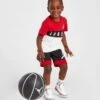 Jordan Colour Block T-Shirt/Shorts Set Kleinkinder -Modische Sportbekleidung jd 504772 a