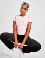 JUICY COUTURE Diamante Slim T-Shirt Damen