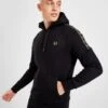 Fred Perry Tape Overhead Hoodie Herren -Modische Sportbekleidung jd 570434 a