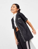 Fila All Over Print Baseball Shirt Damen