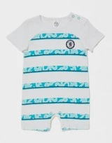 Official Team Chlesea FC 2022/23 Away Romper Babygrow Baby 3 Official Team Chlesea FC 2022/23 Away Romper Babygrow Baby