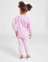 Adidas Girls' Linear Crew/Leggings Set Baby 8 Adidas Girls' Linear Crew/Leggings Set Baby – Bild 7