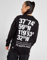 The North Face Coordinates Crew Sweatshirt Damen