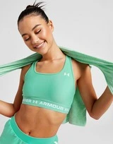 Under Armour HeatGear Logo Band Sports Bra Damen