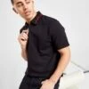 HUGO Script Zip Polo Shirt Herren -Modische Sportbekleidung jd 613391 a