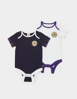 Official Team 2-Pack Scotland 2022/23 Babygrows Baby