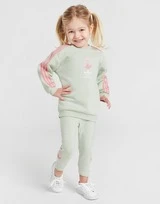 Adidas Originals Girls' Repeat Trefoil Crew/Leggings Set Baby