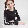 The North Face Girls' Langarmshirt Crop Graphic T-Shirt Kinder