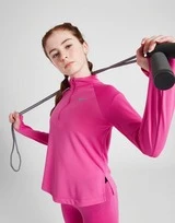 Nike Girls' Fitness Langarmshirt 1/2 Zip Top Kinder