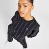 Jordan Pinstripe Crew Sweatshirt Damen -Modische Sportbekleidung jd 621130 a