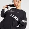 Nike Training Pro Graphic Crew Sweatshirt Damen -Modische Sportbekleidung jd 622002 a