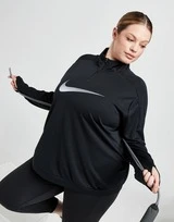 Nike Plus Size Swoosh 1/4 Zip Top Damen 3 Nike Plus Size Swoosh 1/4 Zip Top Damen