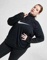 Nike Plus Size Swoosh 1/4 Zip Top Damen 4 Nike Plus Size Swoosh 1/4 Zip Top Damen – Bild 2