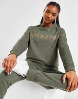 Emporio Armani EA7 Oversized Logo Crew Sweatshirt Damen 3 Emporio Armani EA7 Oversized Logo Crew Sweatshirt Damen