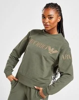 Emporio Armani EA7 Oversized Logo Crew Sweatshirt Damen 4 Emporio Armani EA7 Oversized Logo Crew Sweatshirt Damen – Bild 2