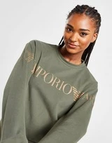 Emporio Armani EA7 Oversized Logo Crew Sweatshirt Damen 6 Emporio Armani EA7 Oversized Logo Crew Sweatshirt Damen – Bild 4