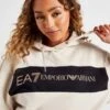 Emporio Armani EA7 Colour Block Overhead Hoodie Damen -Modische Sportbekleidung jd 622890 a