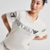 Emporio Armani EA7 Oversized Logo T-Shirt Damen -Modische Sportbekleidung jd 622896 a