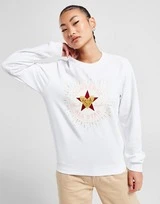 Converse Heart Chuck Taylor Crew Sweatshirt Damen