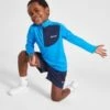 Berghaus Poly Woven 1/4 Zip Top/Shorts Set Kleinkinder -Modische Sportbekleidung jd 625904 a