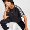 Adidas Originals Linear Logo Boyfriend T-Shirt Damen -Modische Sportbekleidung jd 628387 a