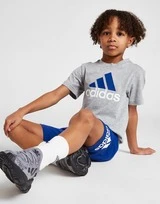 Adidas Badge Of Sport Logo T-Shirt/Shorts Set Kleinkinder 3 Adidas Badge Of Sport Logo T-Shirt/Shorts Set Kleinkinder