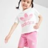 Adidas Originals Girls' Trefoil T-Shirt/Shorts Set Infant 2 Adidas Originals Girls' Trefoil T-Shirt/Shorts Set Infant -Modische Sportbekleidung jd 628987 a