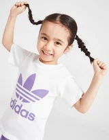 Adidas Originals Girls' Trefoil T-Shirt/Shorts Set Baby 5 Adidas Originals Girls' Trefoil T-Shirt/Shorts Set Baby – Bild 3