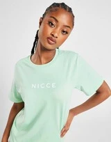 Nicce Logo T-Shirt Damen
