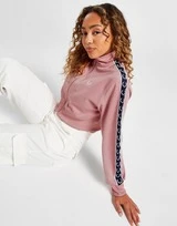 Fred Perry Tape Full Zip Crop Trainingsoberteil Damen