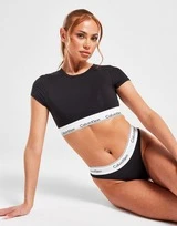 Calvin Klein Lounge Crop T-Shirt Damen