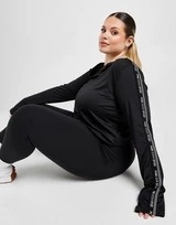 Pink Soda Sport Plus Size Tape Langarmshirt Damen