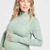 Pink Soda Sport Maternity Core 1/4 Zip Top Damen -Modische Sportbekleidung jd 635067 a