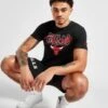 New Era NBA Chicago Bulls Script T-Shirt Herren