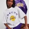 New Era NBA LA Lakers Pin T-Shirt Damen