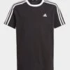 Adidas Essentials 3-Streifen Cotton Loose Fit Boyfriend T-Shirt -Modische Sportbekleidung jd H44670 a