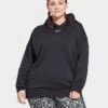 Reebok Studio Recycled Oversize Hoodie (plus-size) -Modische Sportbekleidung jd HB6910 a
