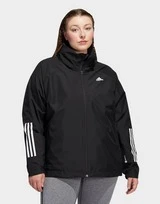 Adidas BSC 3-Streifen RAIN.RDY Jacke – Große Größen