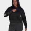 Adidas Cropped Trainingsjacke – Große Größen -Modische Sportbekleidung jd HK8062 a