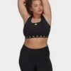 Adidas Powerreact Training Medium-Support Techfit Sport-BH – Große Größen -Modische Sportbekleidung jd HN7282 a