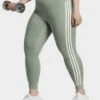 Adidas Optime TrainIcons 3-Streifen 7/8-Leggings – Große Größen