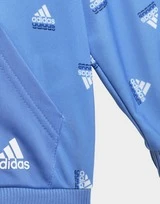 Adidas Brandlove Shiny Polyester Trainingsanzug 5 Adidas Brandlove Shiny Polyester Trainingsanzug – Bild 3