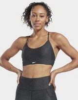Reebok Lux Strappy Sports Modern Safari Print Bra