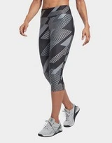Reebok Workout Ready Printed Capri Tight