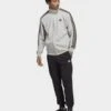 Adidas Basic 3-Streifen French Terry Trainingsanzug -Modische Sportbekleidung jd IC6748 a